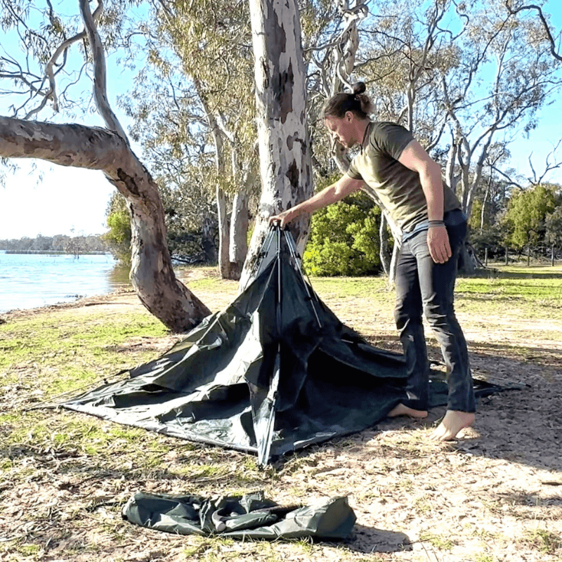 Alpine Outdoors™ 2-in-1 Pop Up Tent